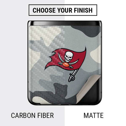NFL Tampa Bay Buccaneers Camo Galaxy Z Flip Skin