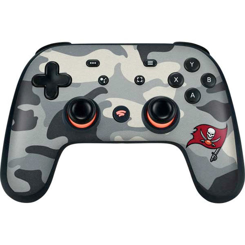 NFL Tampa Bay Buccaneers Camo Google Stadia Controller Skin