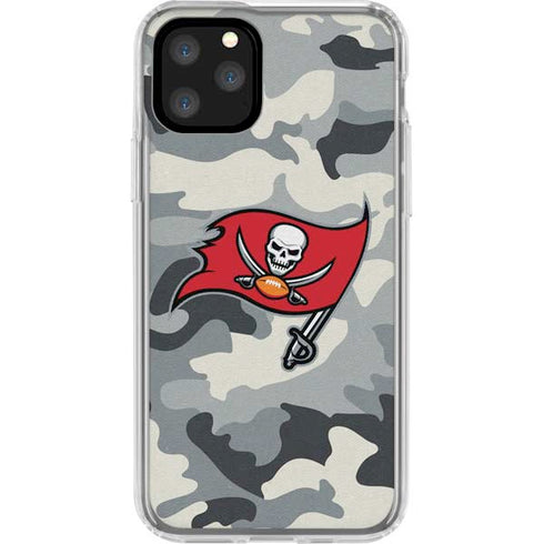 NFL Tampa Bay Buccaneers Camo iPhone 11 Pro Clear Case