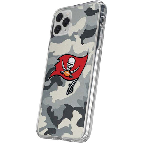 NFL Tampa Bay Buccaneers Camo iPhone 11 Pro Clear Case