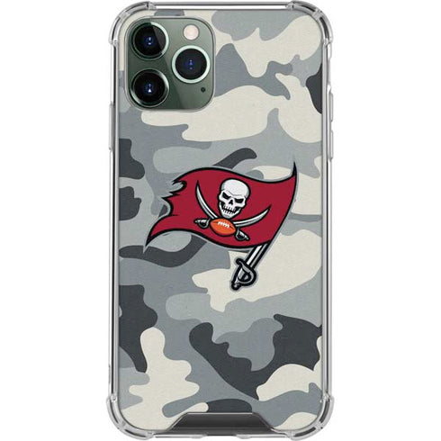 NFL Tampa Bay Buccaneers Camo iPhone 11 Pro Max Clear Case