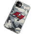 NFL Tampa Bay Buccaneers Camo iPhone 12 Mini Clear Case