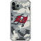NFL Tampa Bay Buccaneers Camo iPhone 12 Pro Clear Case