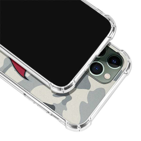 NFL Tampa Bay Buccaneers Camo iPhone 12 Pro Clear Case