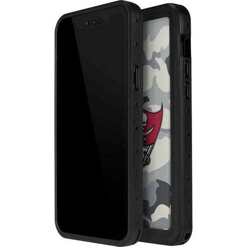 NFL Tampa Bay Buccaneers Camo iPhone 12 Pro Waterproof Case