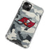 NFL Tampa Bay Buccaneers Camo iPhone 13 Mini Clear Case