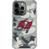 NFL Tampa Bay Buccaneers Camo iPhone 13 Pro Clear Case