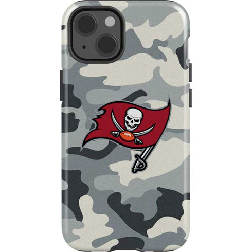 NFL Tampa Bay Buccaneers Camo iPhone 15 Impact Case