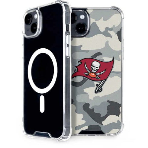 NFL Tampa Bay Buccaneers Camo iPhone 15 Plus MagSafe Case