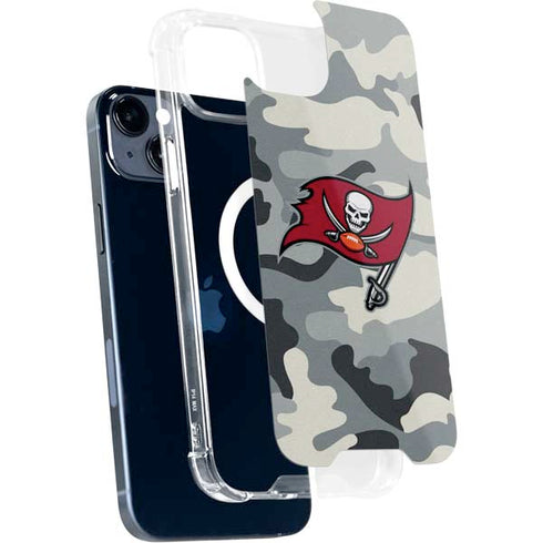 NFL Tampa Bay Buccaneers Camo iPhone 15 Plus MagSafe Case
