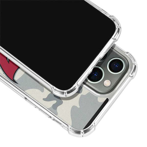 NFL Tampa Bay Buccaneers Camo iPhone 15 Pro Clear Case