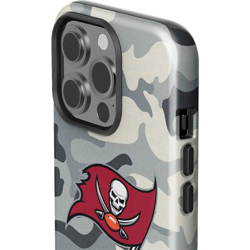 NFL Tampa Bay Buccaneers Camo iPhone 15 Pro Impact Case