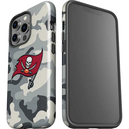NFL Tampa Bay Buccaneers Camo iPhone 15 Pro Impact Case