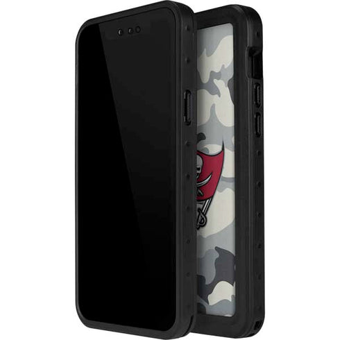 NFL Tampa Bay Buccaneers Camo iPhone 14 Pro Max Waterproof Case