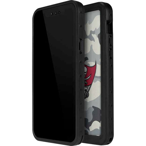 NFL Tampa Bay Buccaneers Camo iPhone 14 Pro Waterproof Case