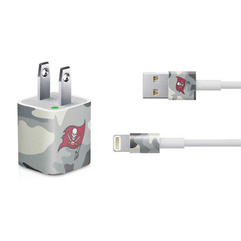 NFL Tampa Bay Buccaneers Camo iPhone Charger (5W USB) Skin