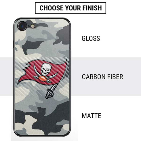 NFL Tampa Bay Buccaneers Camo iPhone SE (2nd & 3rd Gen) Skin
