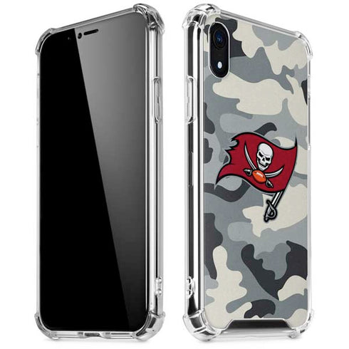 NFL Tampa Bay Buccaneers Camo iPhone XR Clear Case