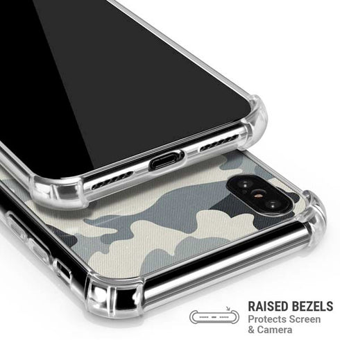 NFL Tampa Bay Buccaneers Camo iPhone XS Max Clear Case