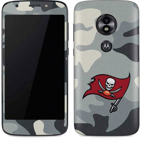NFL Tampa Bay Buccaneers Camo Moto E5 Play Skin