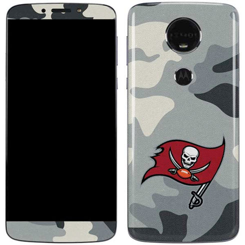 NFL Tampa Bay Buccaneers Camo Moto E5 Plus Skin