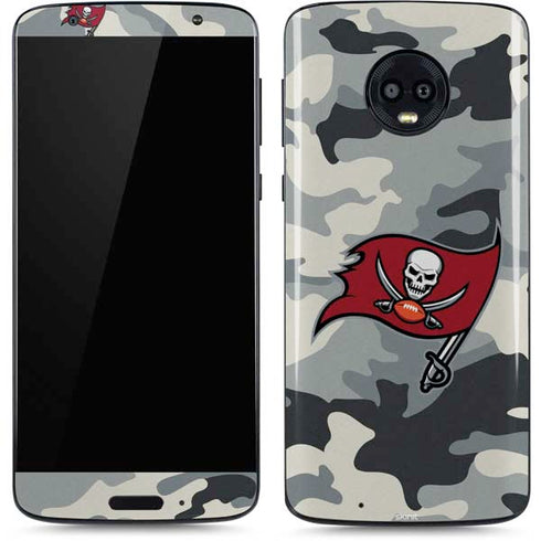 NFL Tampa Bay Buccaneers Camo Moto G6 Skin