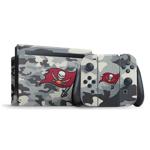 NFL Tampa Bay Buccaneers Camo Nintendo Switch Bundle Skin