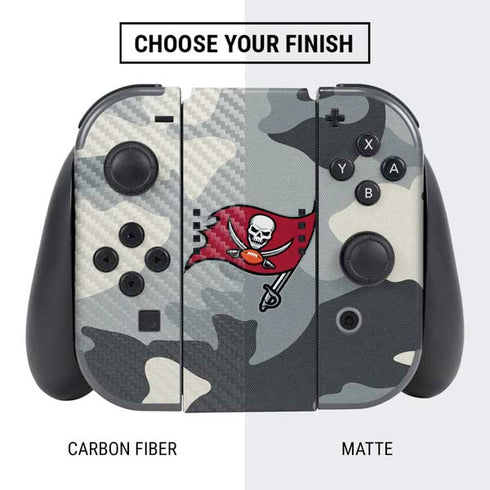 NFL Tampa Bay Buccaneers Camo Nintendo Switch Bundle Skin