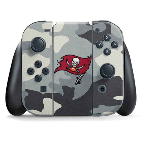 NFL Tampa Bay Buccaneers Camo Nintendo Switch (2017-2021) Joy-Con Controller Skin