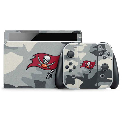 NFL Tampa Bay Buccaneers Camo Nintendo Switch OLED (2021) Skin