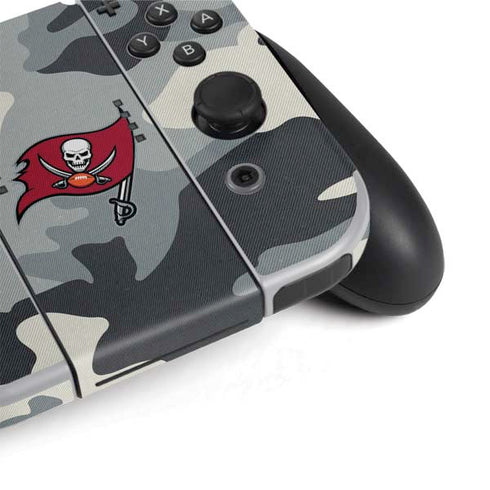 NFL Tampa Bay Buccaneers Camo Nintendo Switch OLED (2021) Skin