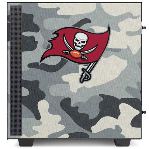 NFL Tampa Bay Buccaneers Camo NZXT H510 Compact ATX Mid-Tower Case Skin