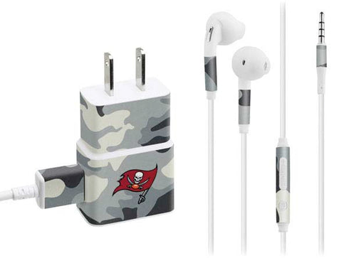 NFL Tampa Bay Buccaneers Camo Phone Charger Skin