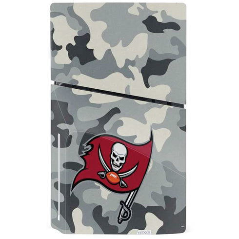 NFL Tampa Bay Buccaneers Camo PS5 Slim Disk Bundle Skin