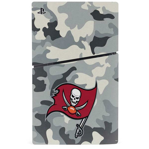 NFL Tampa Bay Buccaneers Camo PS5 Slim Digital Edition Console Skin
