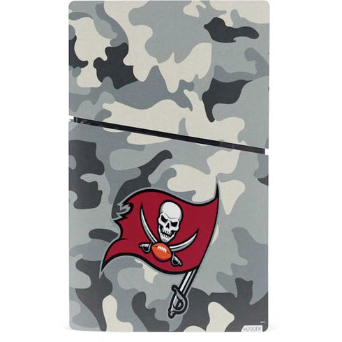 NFL Tampa Bay Buccaneers Camo PS5 Slim Digital Edition Console Skin