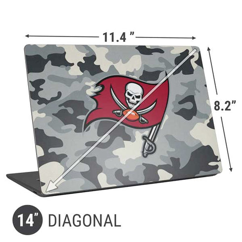 NFL Tampa Bay Buccaneers Camo Universal Laptop 14in (11.4 x 8.2in) Skin