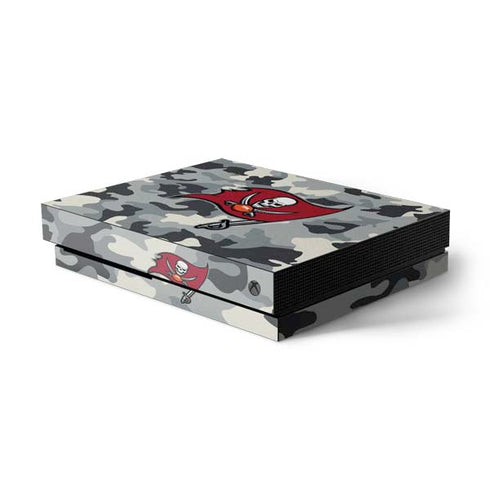 NFL Tampa Bay Buccaneers Camo Xbox One X Console Skin