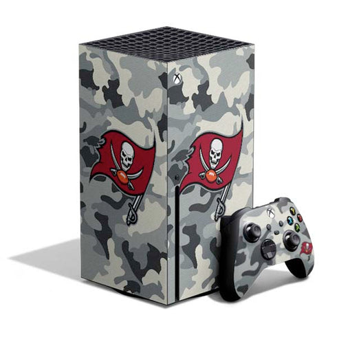 NFL Tampa Bay Buccaneers Camo Xbox Series X Bundle Skin