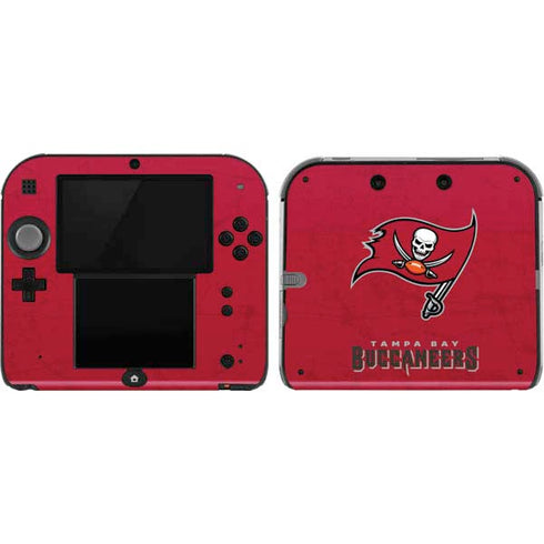 NFL Tampa Bay Buccaneers Distressed Nintendo 2DS Skin