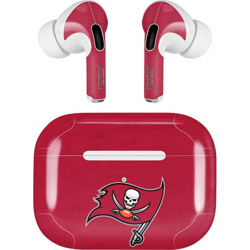 NFL Tampa Bay Buccaneers Distressed Apple AirPods Pro Skin