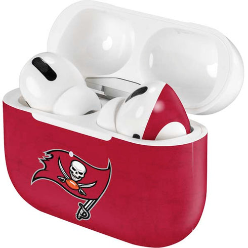 NFL Tampa Bay Buccaneers Distressed Apple AirPods Pro Skin