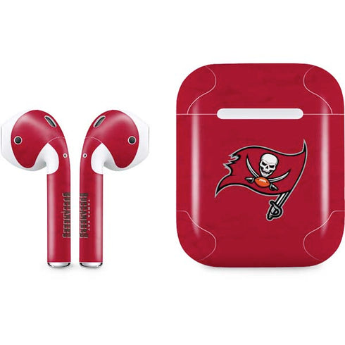 NFL Tampa Bay Buccaneers Distressed Apple AirPods Skin