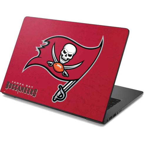 NFL Tampa Bay Buccaneers Distressed Dell Chromebook Skin