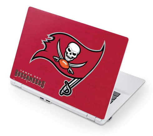 NFL Tampa Bay Buccaneers Distressed Acer Chromebook Skin