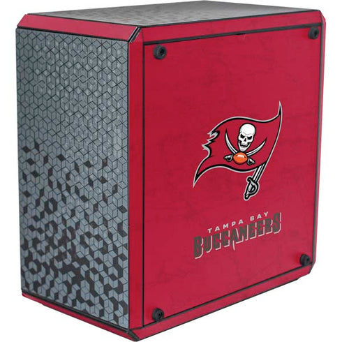 NFL Tampa Bay Buccaneers Distressed Cooler Master MasterBox Q300L Mini Tower Skin