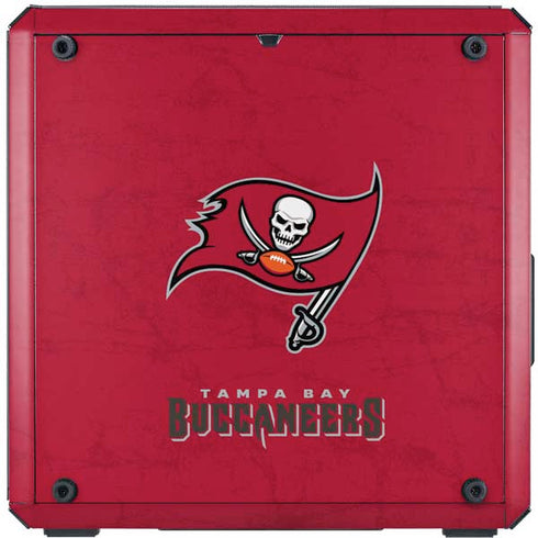 NFL Tampa Bay Buccaneers Distressed Cooler Master MasterBox Q300L Mini Tower Skin