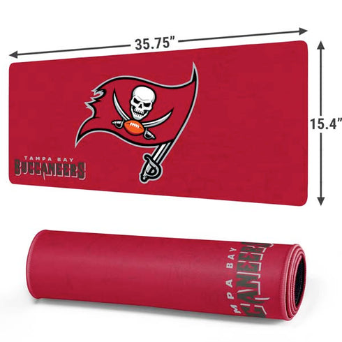 NFL Tampa Bay Buccaneers Distressed Gaming Mouse Pad
