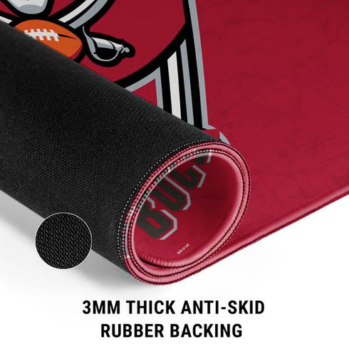 NFL Tampa Bay Buccaneers Distressed Gaming Mouse Pad
