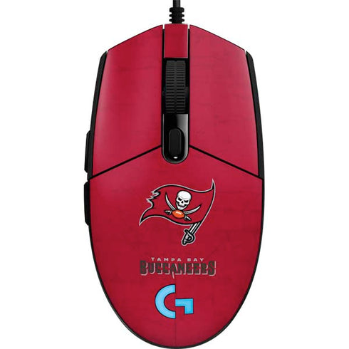 NFL Tampa Bay Buccaneers Distressed G203 Prodigy RGB Wired Gaming Mouse Skin